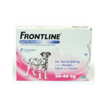 Frontline Spot On Dog L (20-40KG) 3+1 Pipetten